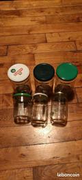 Lot bocaux verre