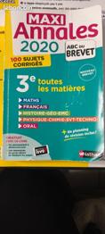 Annales Brevet 2020